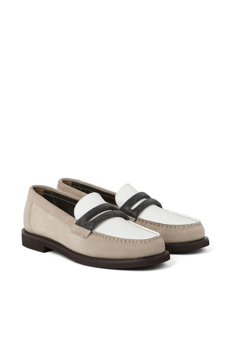 BRUNELLO CUCINELLI Elegant Leather Loafers for Women