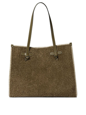 GIANNI CHIARINI Marcellia Mini Suede Shoulder Handbag