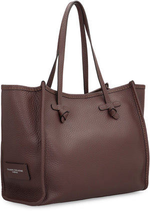 GIANNI CHIARINI Smooth Leather Tote Handbag - 38 CM x 31 CM x 16 CM