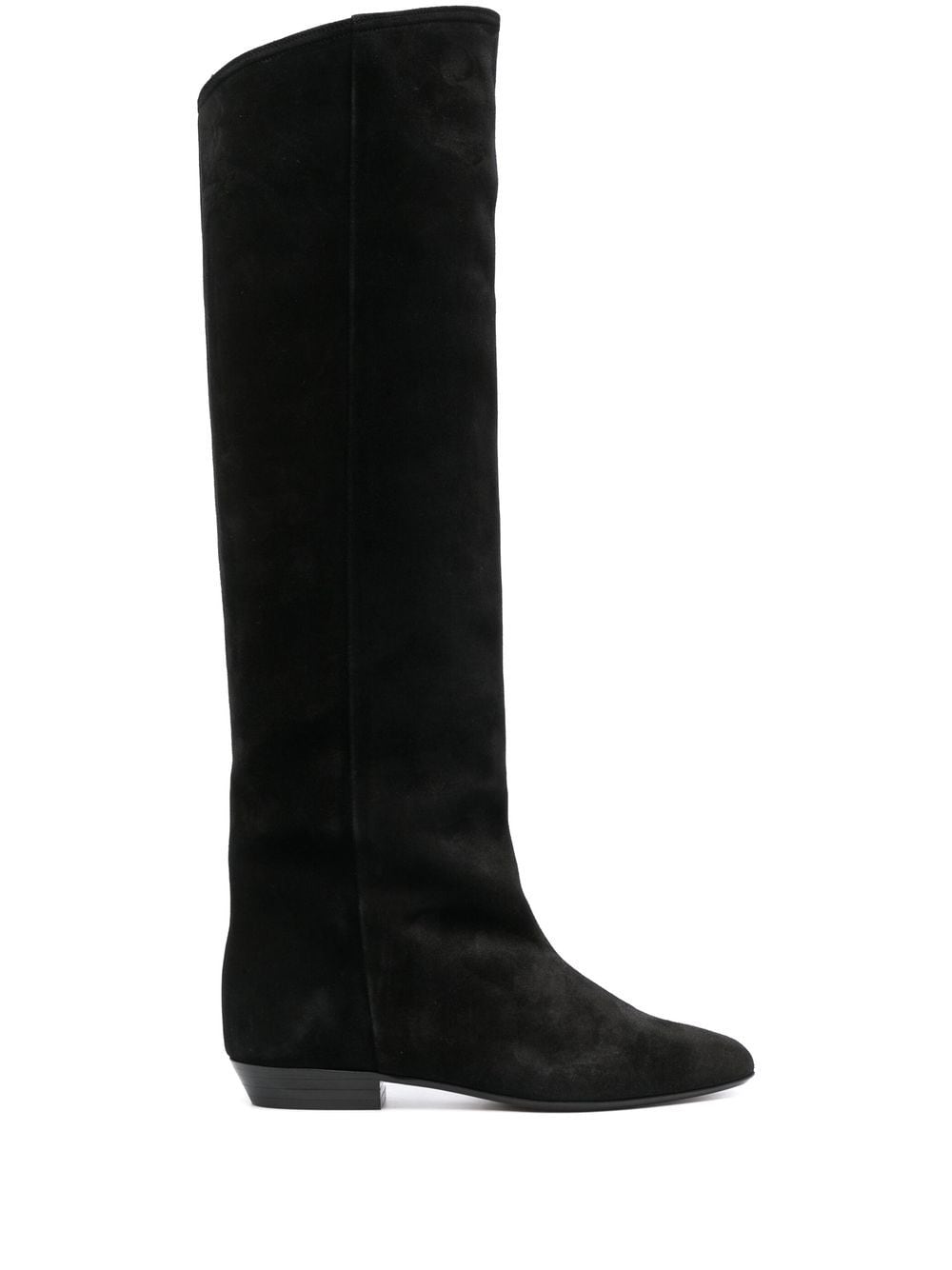 ISABEL MARANT Women's Black Suede Knee Boots - FW23 Collection