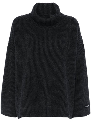 PINKO Ribbed Knit Roll Neck Sweater for Women