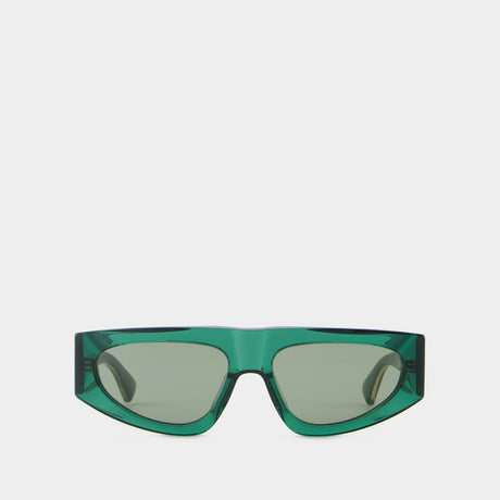 BOTTEGA VENETA Stunning Green Sunglasses for Women - Sustainable and Fashionable