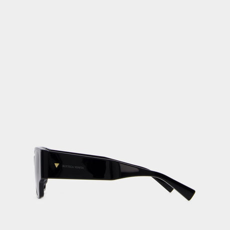 BOTTEGA VENETA Black Recycled Acetate Sunglasses for All Seasons