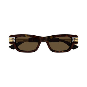 BOTTEGA VENETA Unisex Acetate Sunglasses with Copper Lens