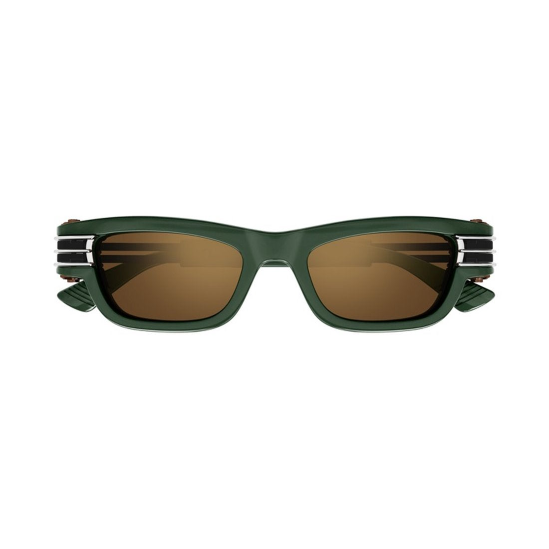 BOTTEGA VENETA Unisex Acetate Sunglasses with Copper Lens