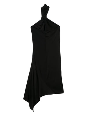 Đầm không tay cổ chữ V màu đen dành cho nữ