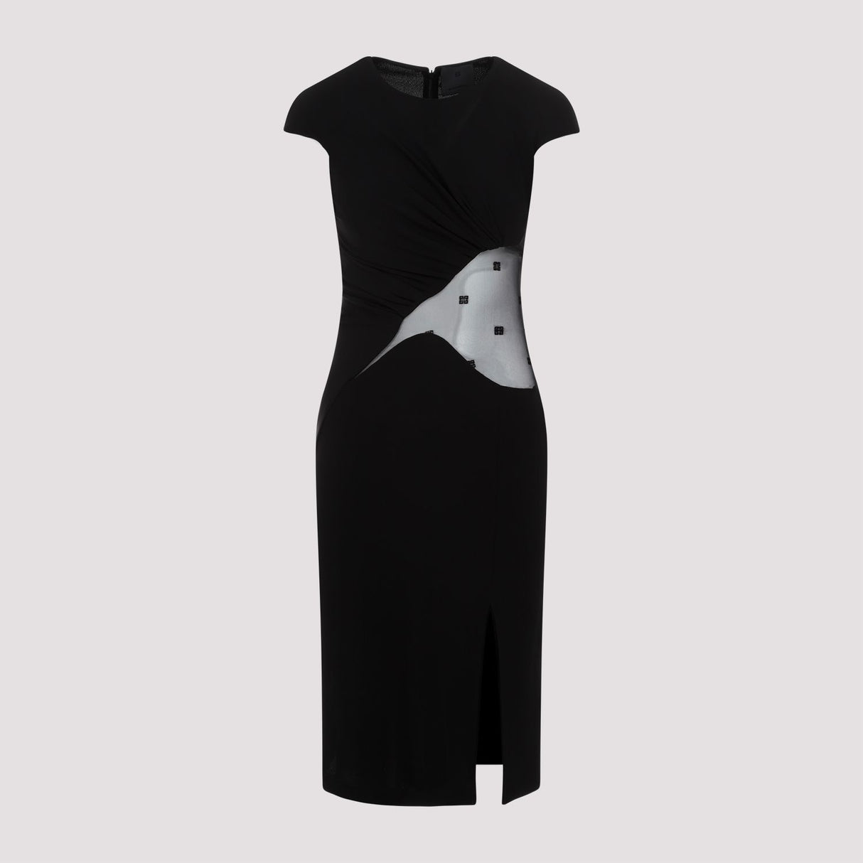GIVENCHY Black Viscose Dress for Women - SS24 Collection