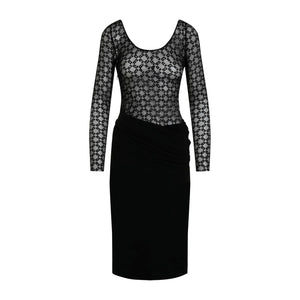 GIVENCHY Elegant Black Viscose Dress for Women - Fall/Winter 2024