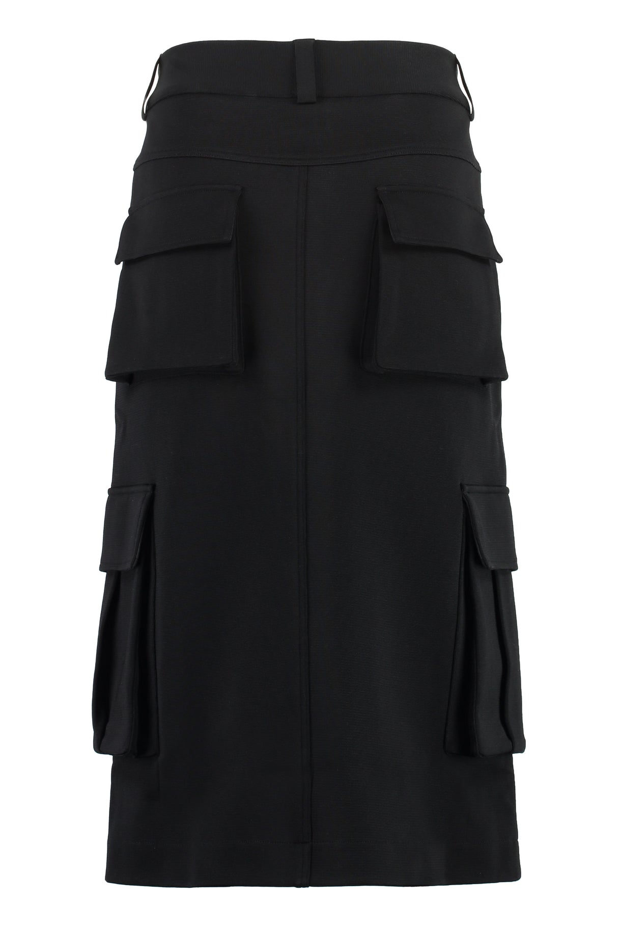 GIVENCHY Black Technical Fabric Skirt for Women - FW23 Collection