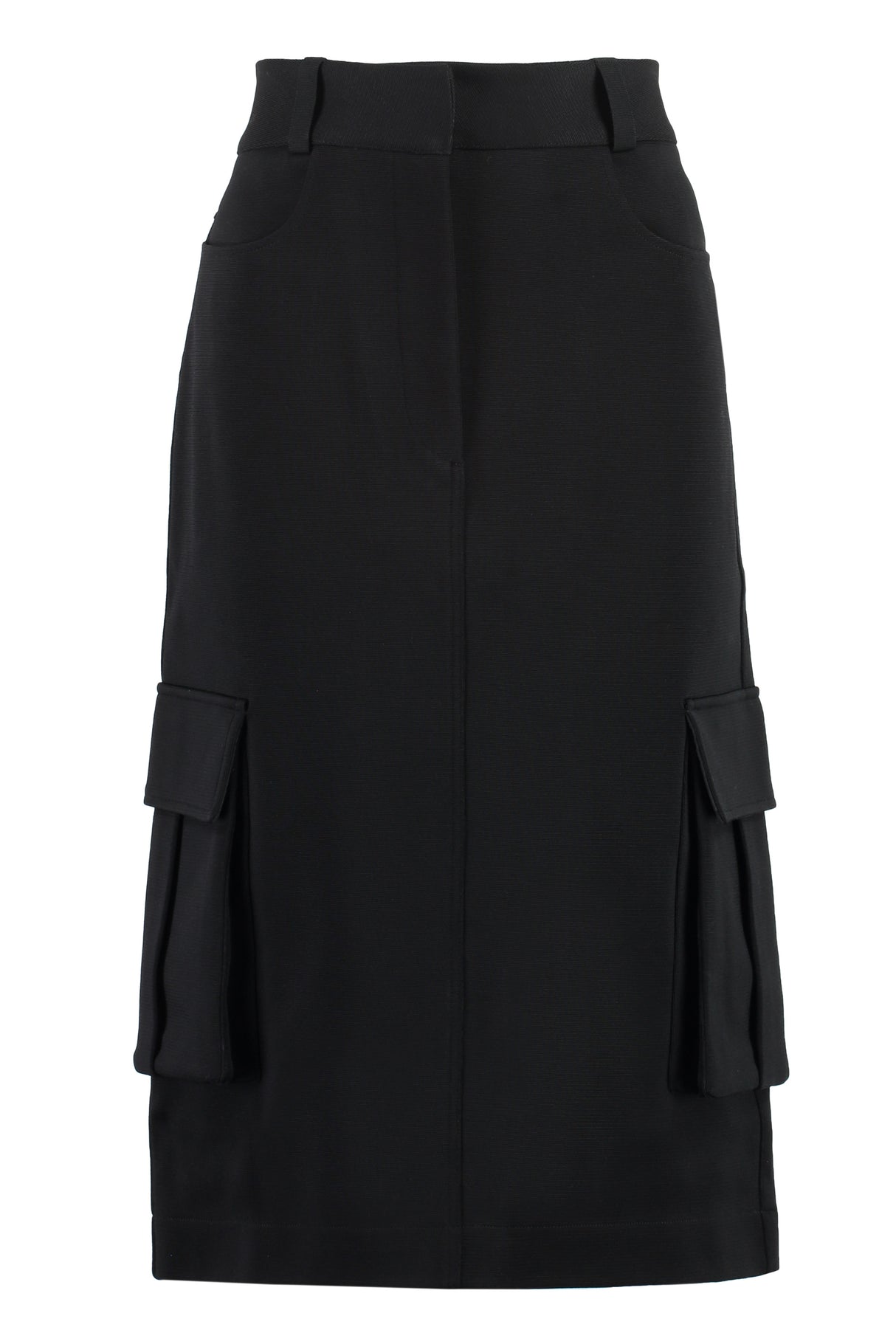Váy vải kỹ thuật đen cho phụ nữ - Bộ sưu tập FW23