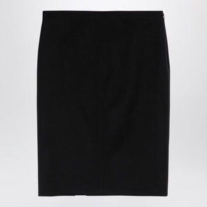 GIVENCHY Women's Metallic Logo Black Skirt - FW24 Collection