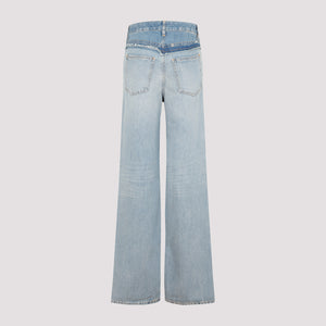 GIVENCHY Vintage Wide-Leg Blue Jeans for Women