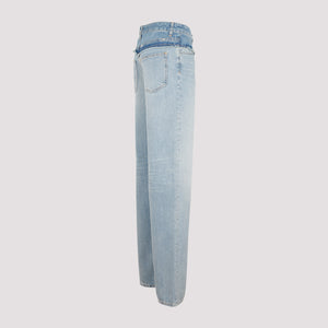 GIVENCHY Vintage Wide-Leg Blue Jeans for Women