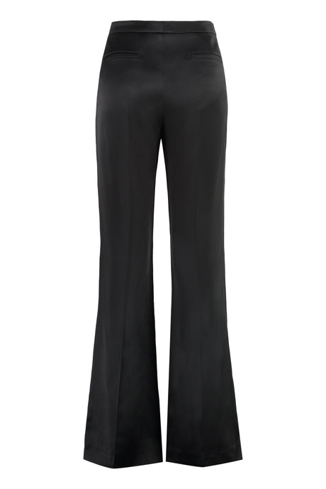 GIVENCHY Luxurious Feminine Black Satin Trousers for FW23