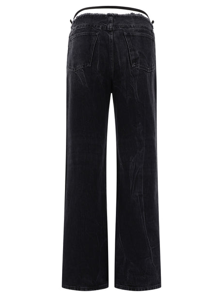 GIVENCHY Black Cotton Jeans for Women - SS24 Collection