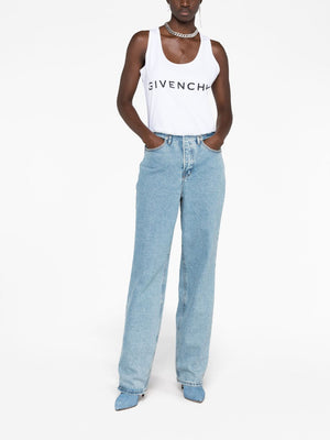 GIVENCHY Essentials Logo Print Cotton Tank Top