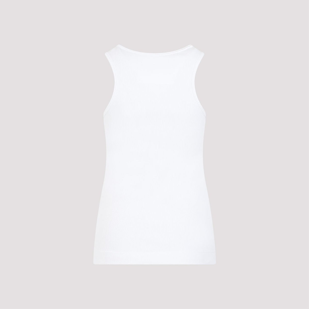 GIVENCHY Ribbed White Cotton Tank Top for Women - SS24 Collection