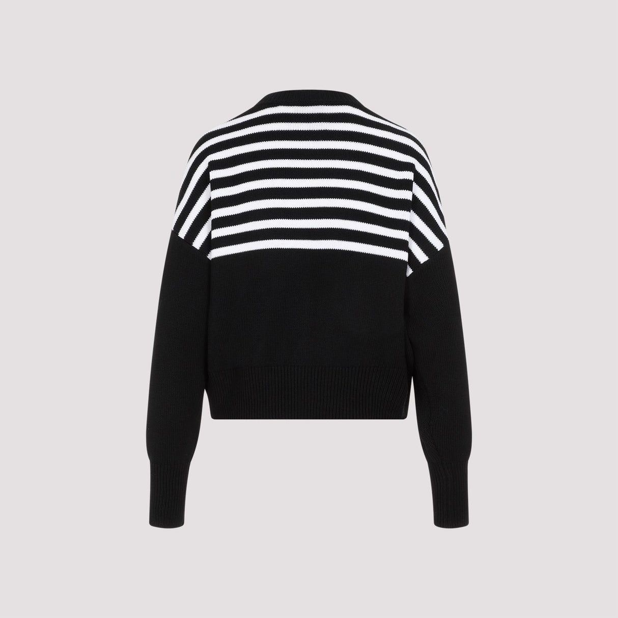 GIVENCHY Black Cotton and Ramie Knitwear for Women | SS24 Collection