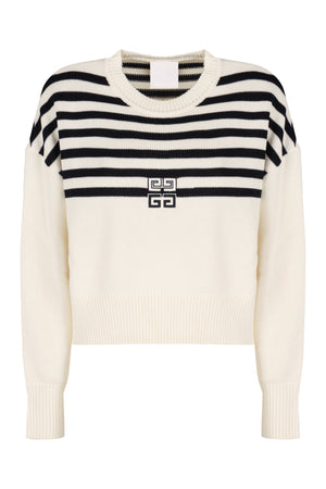 GIVENCHY Luxurious Wool Blend Crew-Neck Sweater