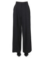 AMBUSH Wide Leg Women's Trousers with Concealed Front Closure