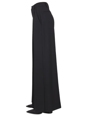 AMBUSH Wide Leg Women's Trousers with Concealed Front Closure