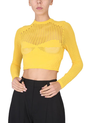 AMBUSH Crowling Perforated Mini Crop T-Shirt