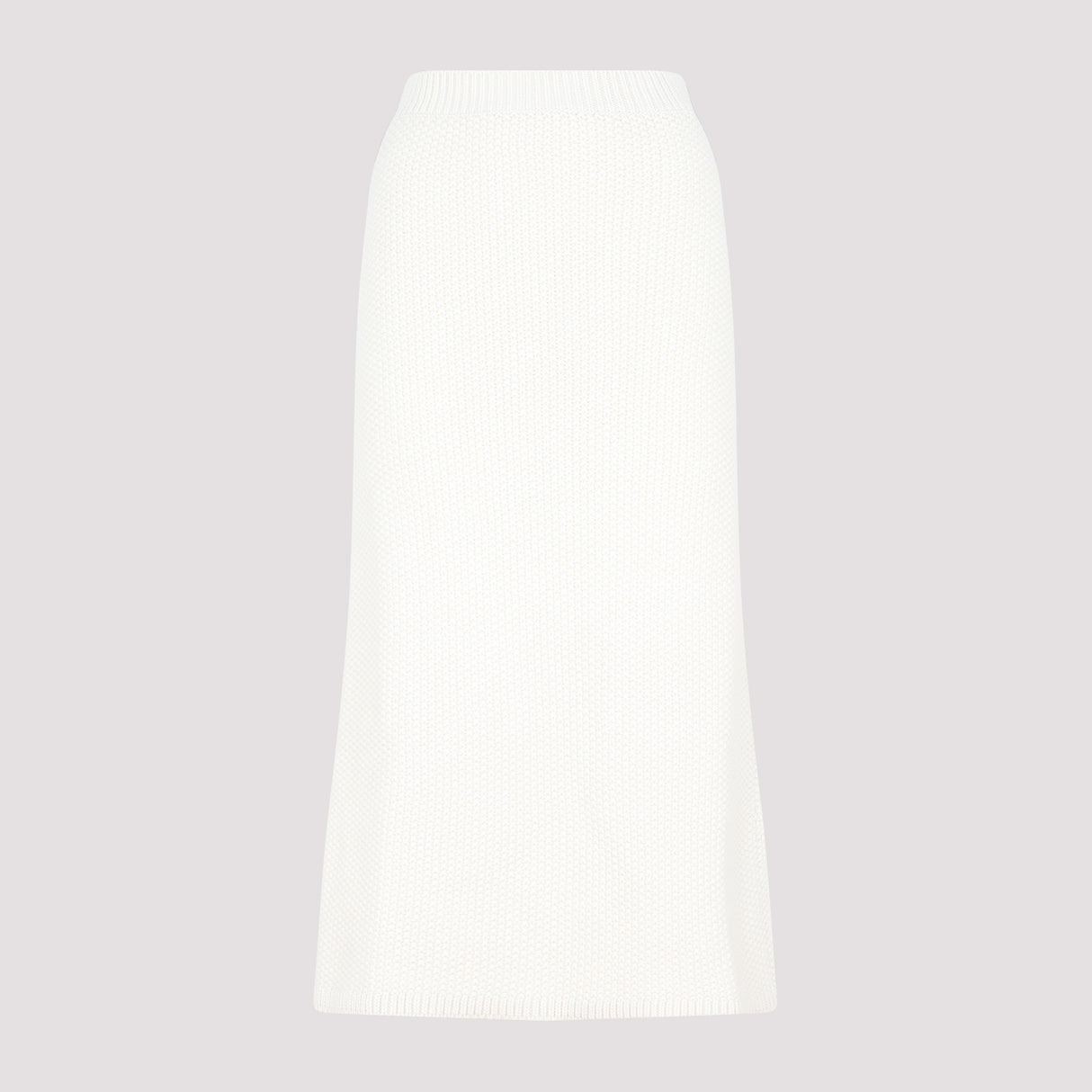 CHLOÉ Luxurious Crochet Midi Skirt in White, Perfect for FW22