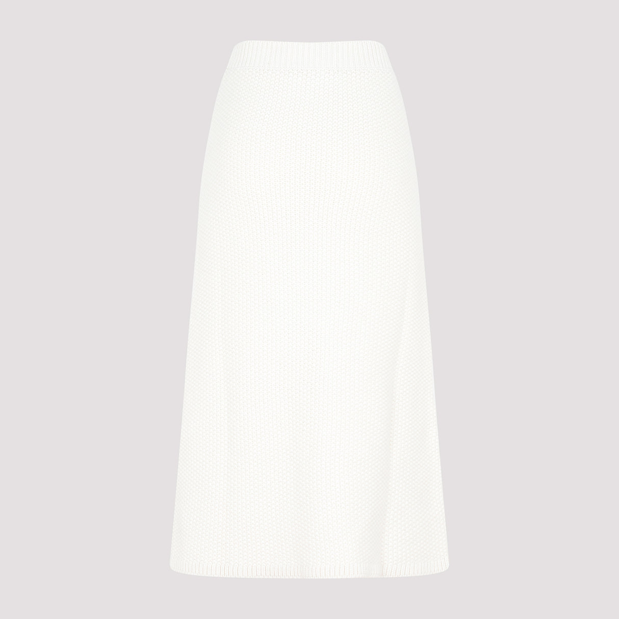 CHLOÉ Luxurious Crochet Midi Skirt in White, Perfect for FW22