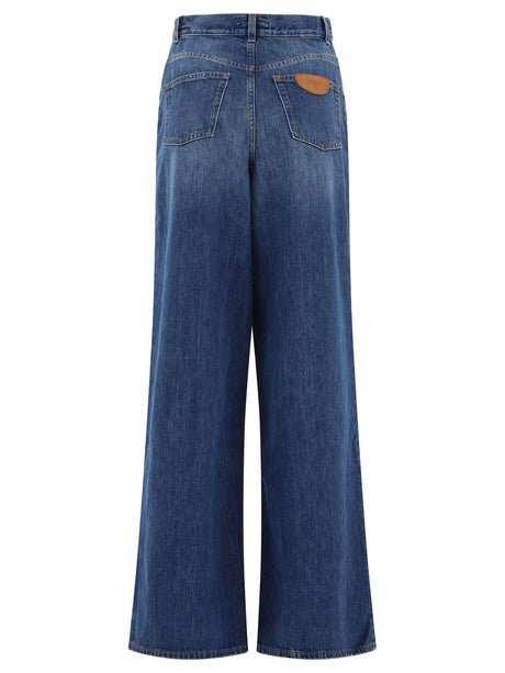 CHLOÉ High-Rise Wide-Leg Palazzo Jeans