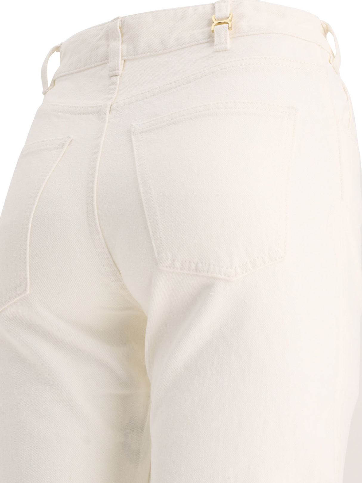 CHLOÉ 24SS White Women's Straight Pants