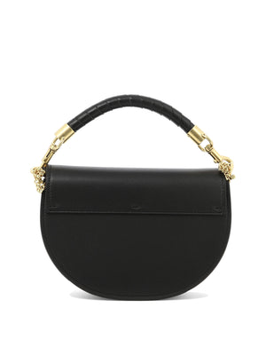 CHLOÉ Black Chain Flap Handbag for Women - SS24 Collection
