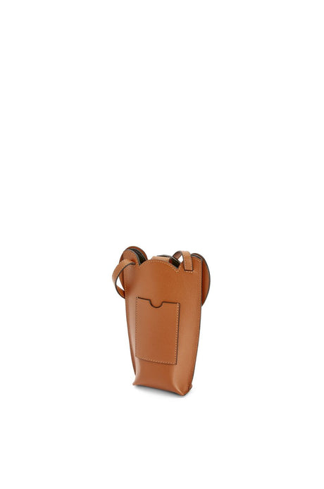 LOEWE Tan Calfskin Mini Crossbody Bag for Women