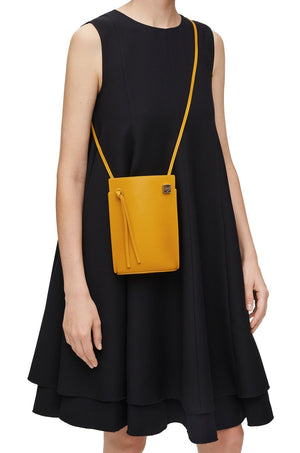 LOEWE Mustard Yellow Dice Pocket Crossbody Bag for Women