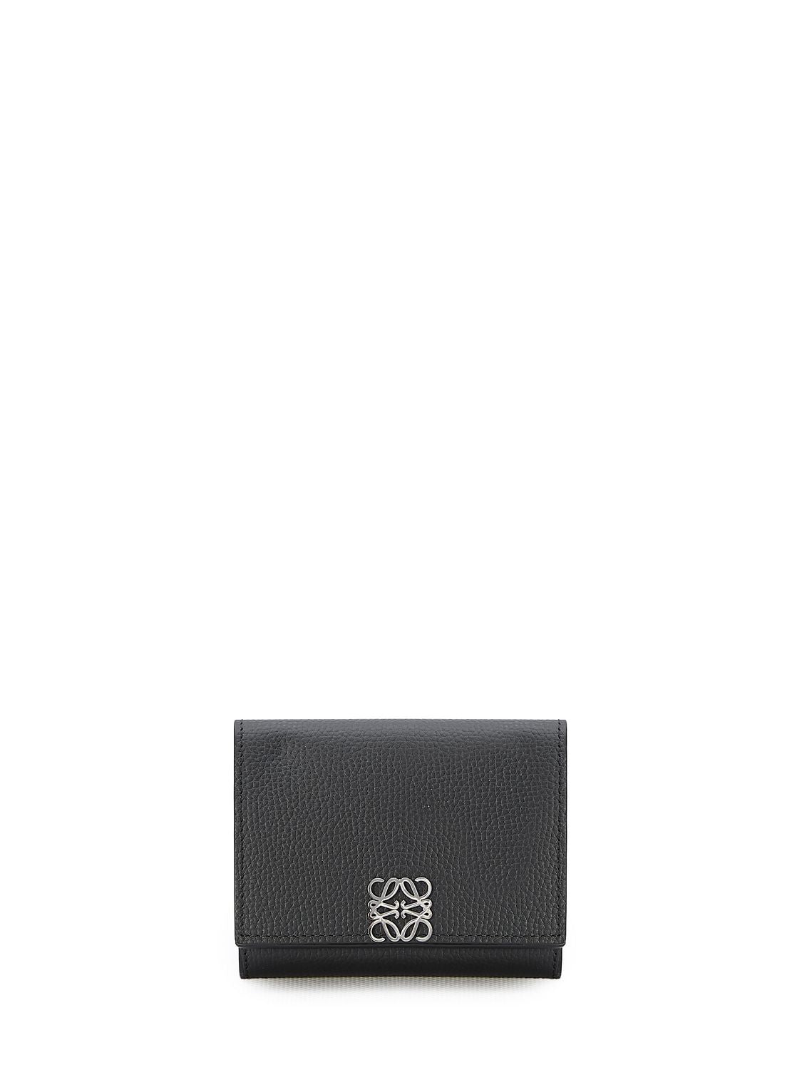 LOEWE Anagram Tri-Fold Wallet - Brown Calfskin - Women's Wallet for SS24