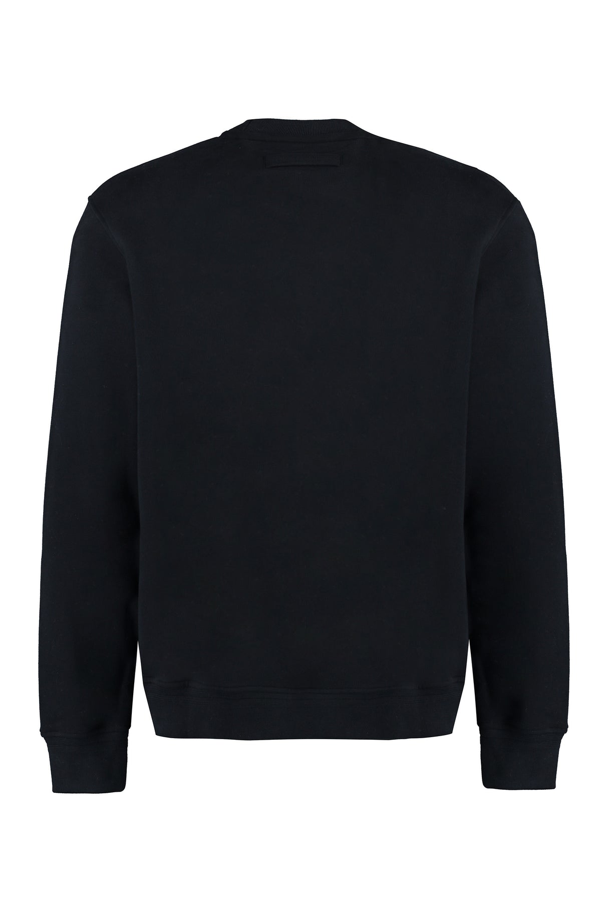 ZEGNA Men's Black Crew Neck Sweatshirt - FW23 Collection
