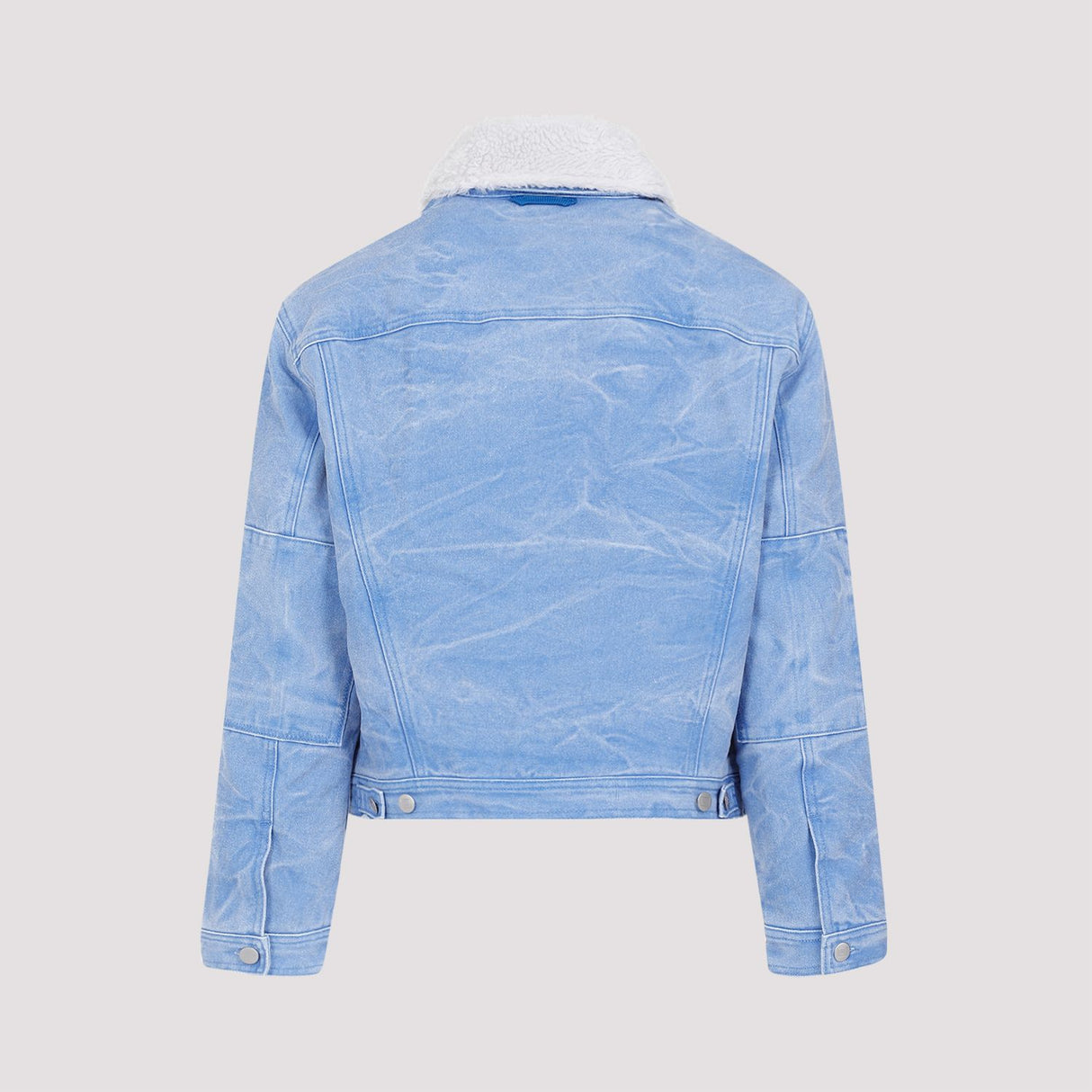 ACNE STUDIOS Navy Padded Canvas Jacket for Unisex | SS24 Collection