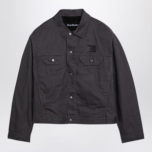 ACNE STUDIOS Modern Dark Grey Cotton Jacket for Men