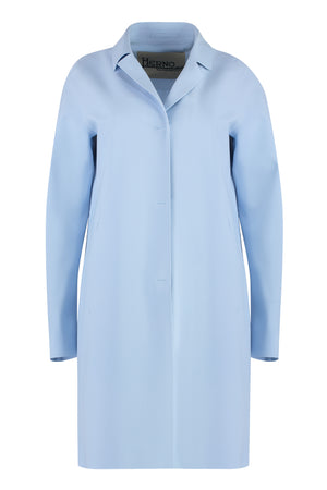 HERNO Light Blue Techno Fabric Jacket for Women - SS24 Collection
