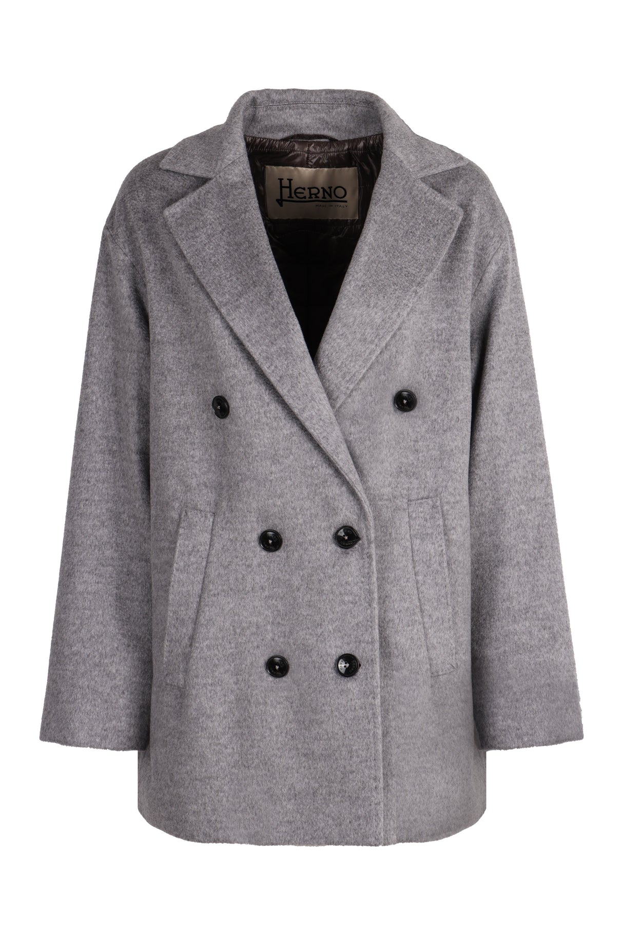 HERNO Chic Women's Wool Blend Outerwear Coat - FW24 Collection