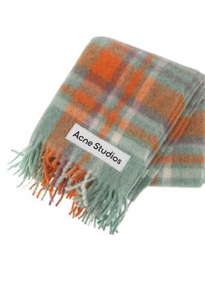 ACNE STUDIOS Extra Large Fringed Scarf for Women in Mixed Colors - FW23