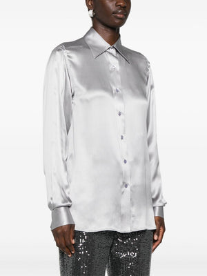 TOM FORD Charmeuse Silk Shirt for Women - Fall/Winter 2024