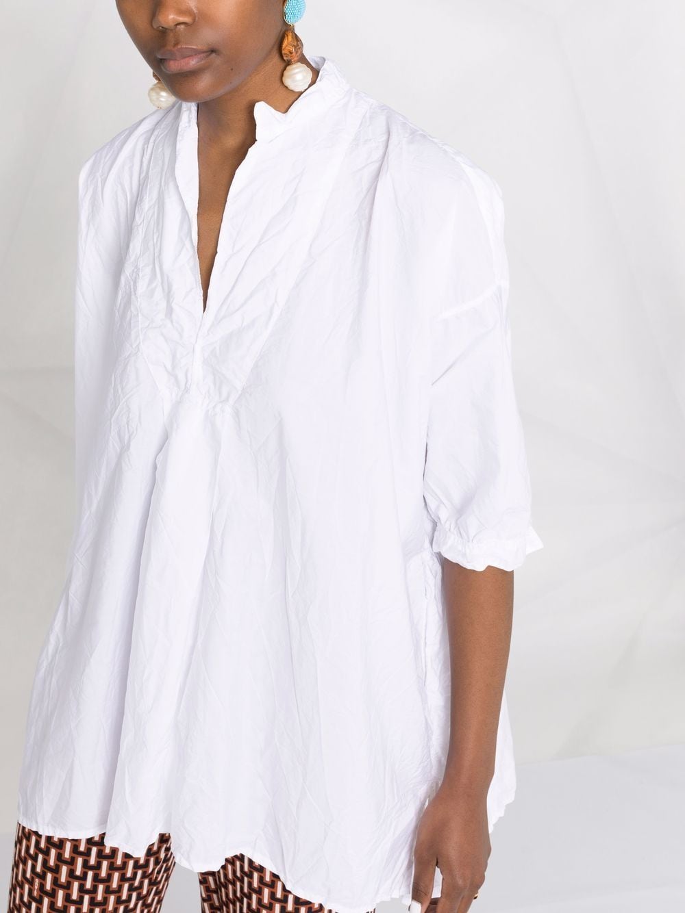 Classic White Cotton Shirt for Women by Daniela Gregis
