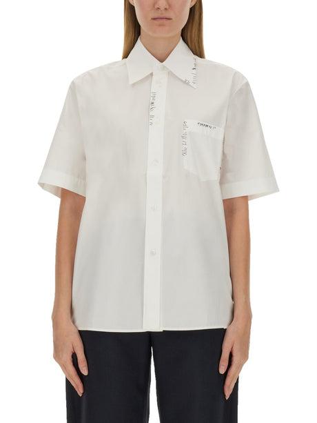 MARNI Regular Fit Logo Shirt for Women