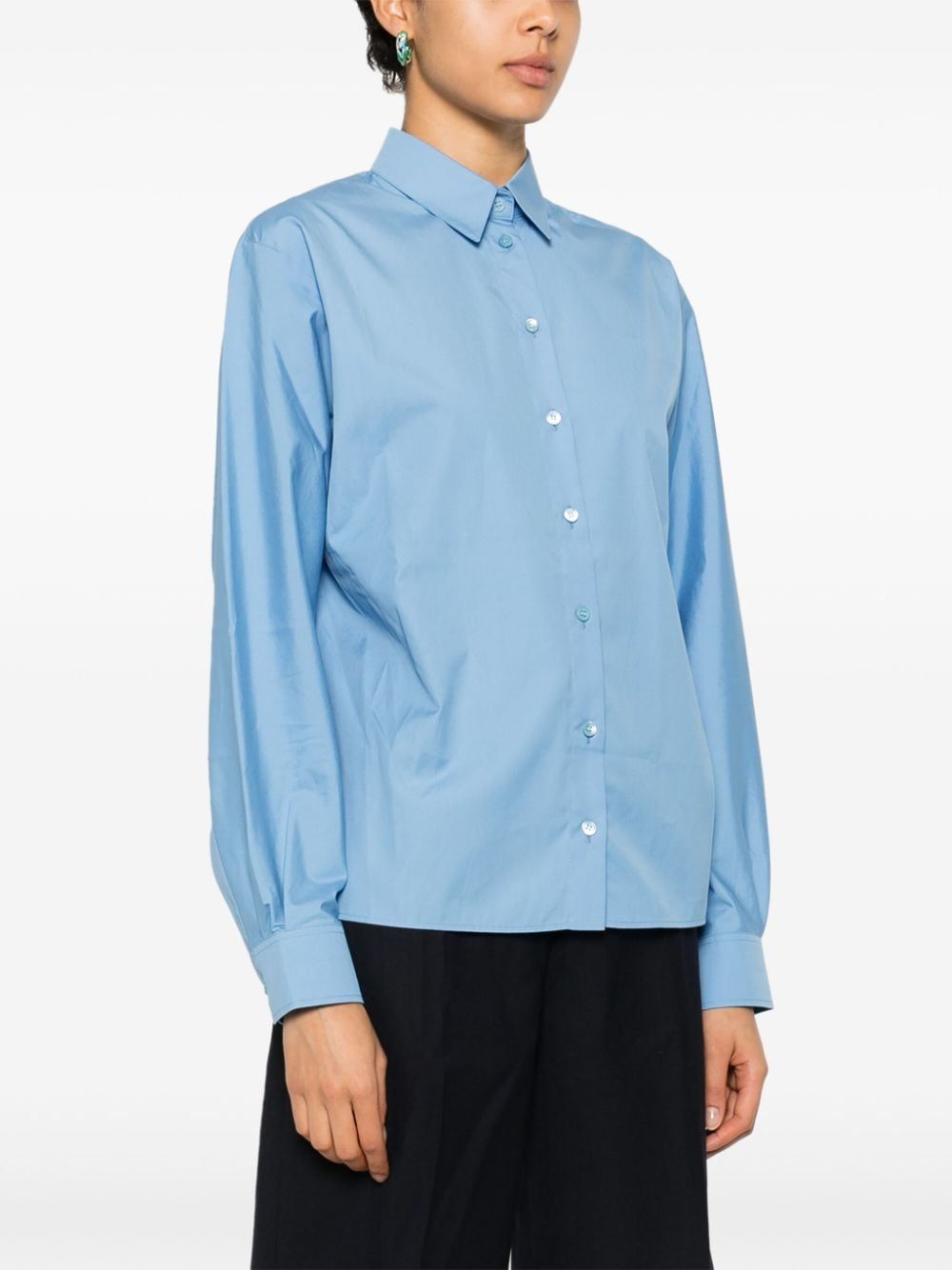 MARNI Woven Long Sleeve Shirt for Women - FW24 Collection