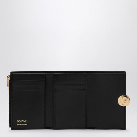 LOEWE Mini Black Leather Pebble Wallet