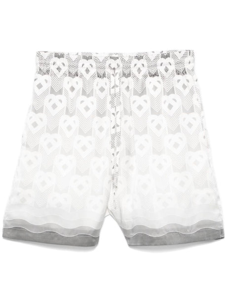 CASABLANCA Luxury Silk Shorts for Summer 2025