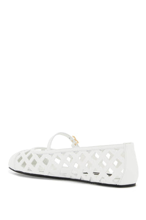 DOLCE & GABBANA Elegant White Ballerina Sandals for Women