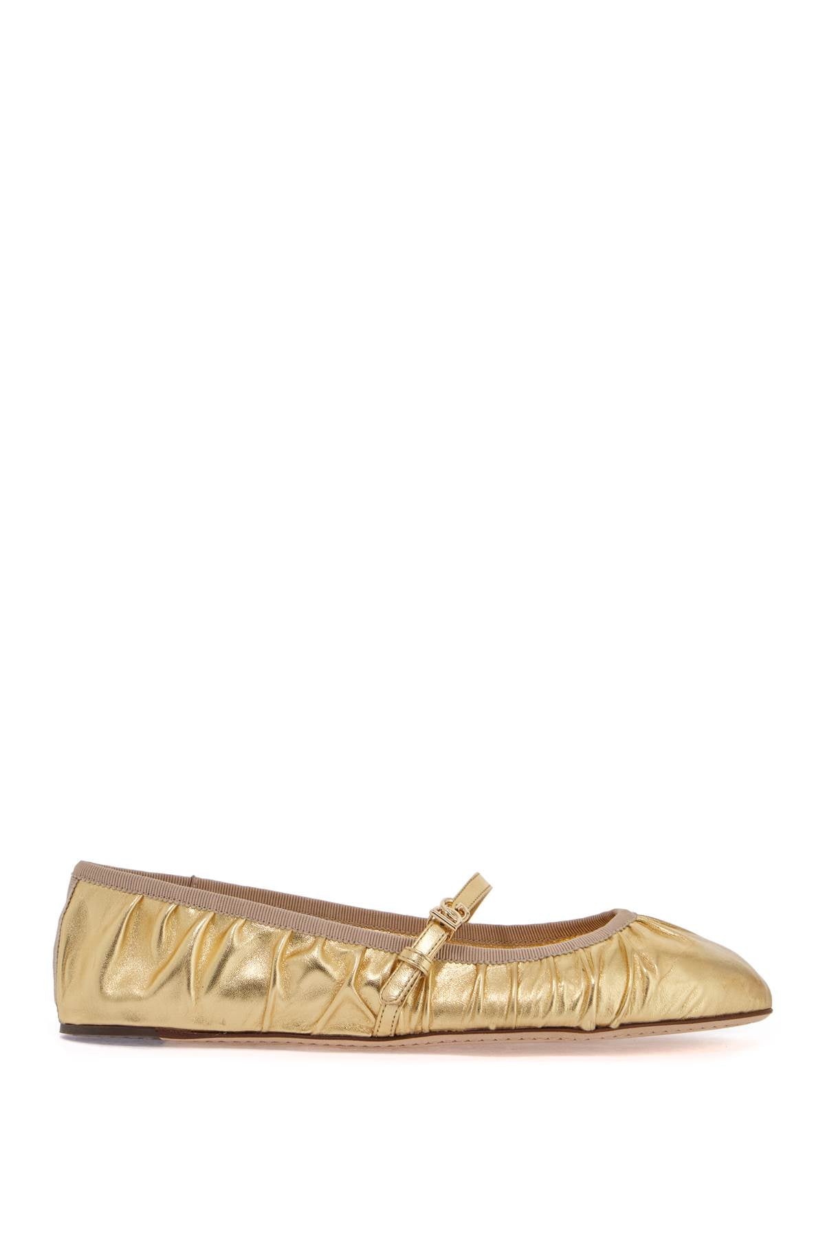 DOLCE & GABBANA Elegant Ballerina Flats with Adjustable Strap