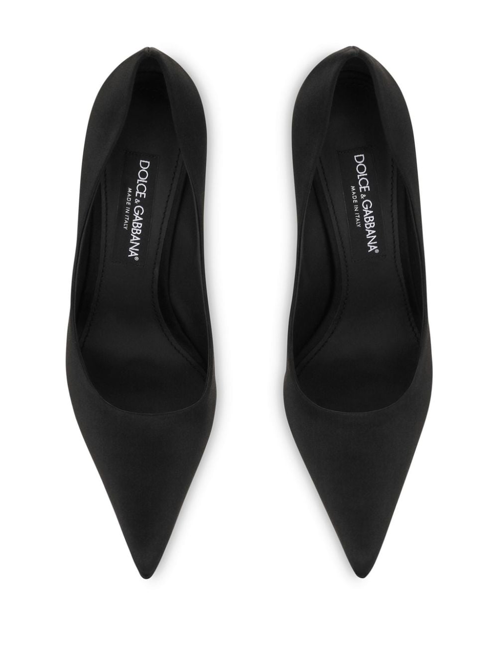 Elegant Black Satin Pumps for Women - SS24 Collection