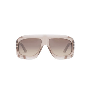 DIOR Dark Havana and Blue Women's Sunglasses